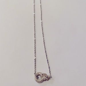 Swarovski Crystal Knot Necklace